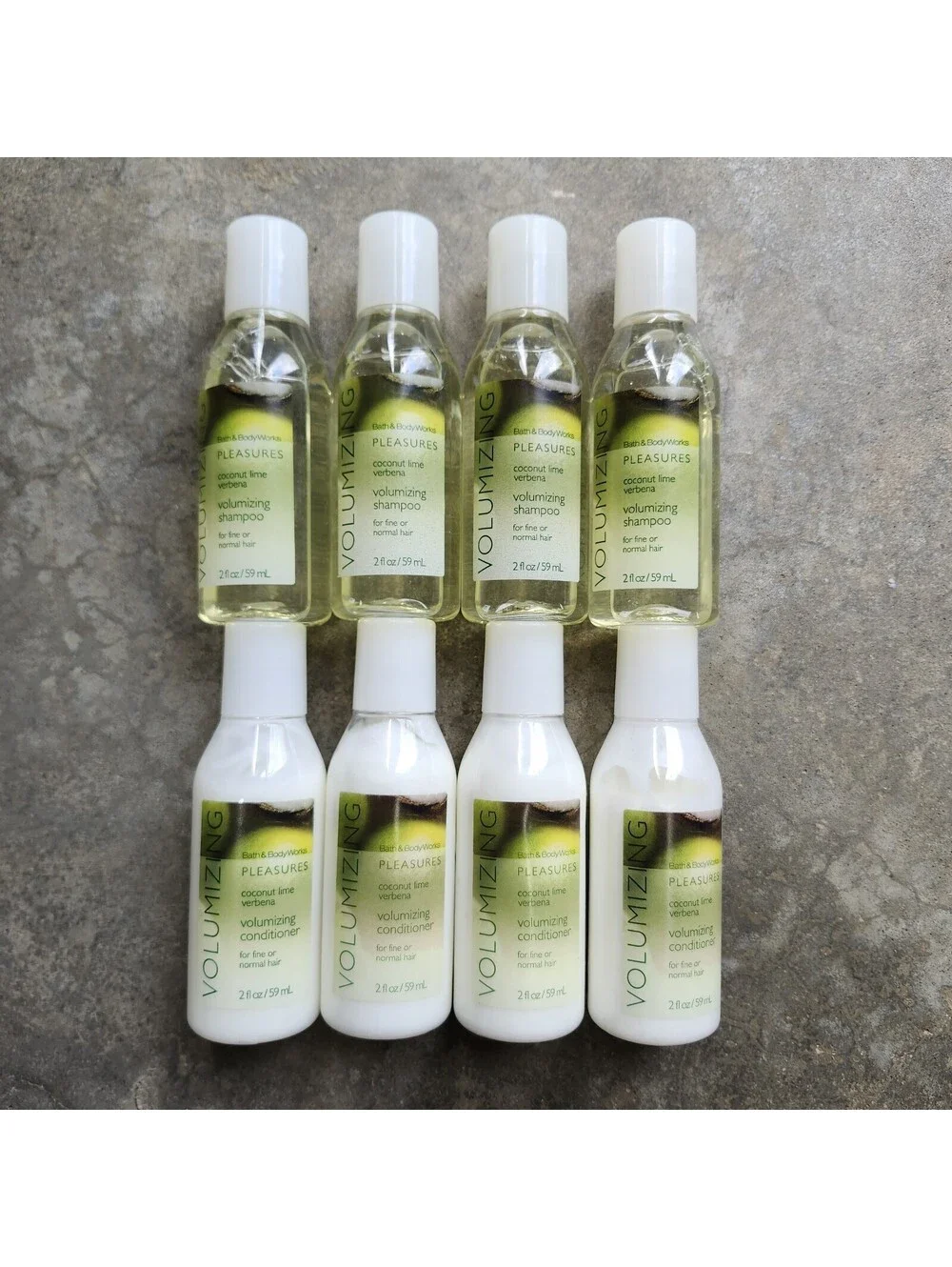 Bath & Body Works Pleasures COCONUT LIME VERBENA Volumizing Shampoo Conditioner